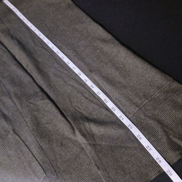 NEW‎ Pink Clover Hunter Green Open Front 2 Pocket Cardigan, Size Small - Picture 8 of 8